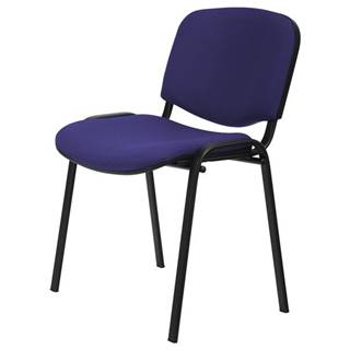 Konferenčná stolička ISO čierna/modrá