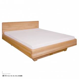 Drewmax  Manželská posteľ - masív LK110 | 180 cm buk, značky Drewmax