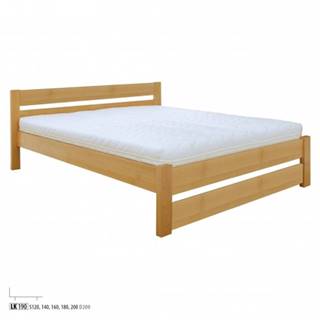Drewmax Manželská posteľ - masív LK190 | 120cm buk, značky Drewmax