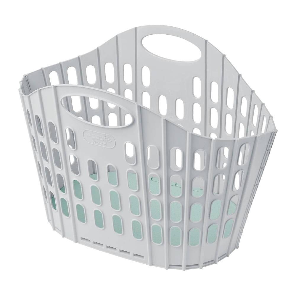 Addis Sivo-zelený skladací kôš na bielizeň  Flat Folding Laundry Basket, značky Addis