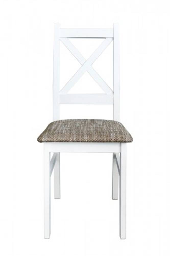 OKAY nábytok Jedálenská stolička Kasper biela, sivá, značky OKAY nábytok