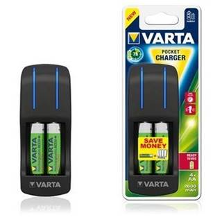 Varta Nabíjačka batérií  Pocket charger, 4xAA, 2600mAh, značky Varta