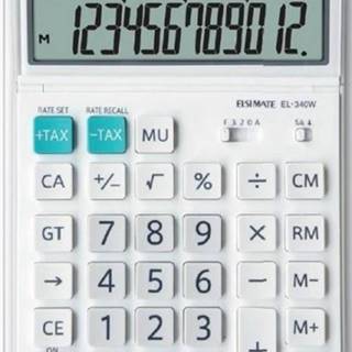 Sharp Kancelárska kalkulačka  EL340W, solárne napájanie, značky Sharp
