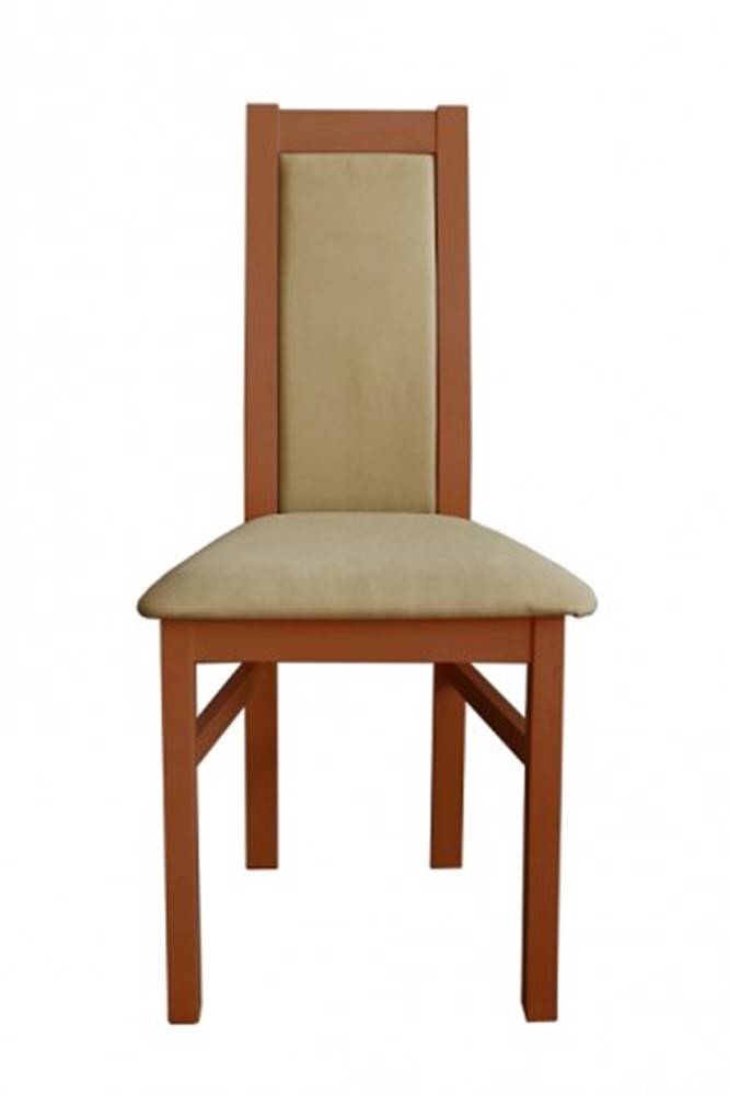 OKAY nábytok Jedálenská stolička Agáta stredný orech, krémová, značky OKAY nábytok