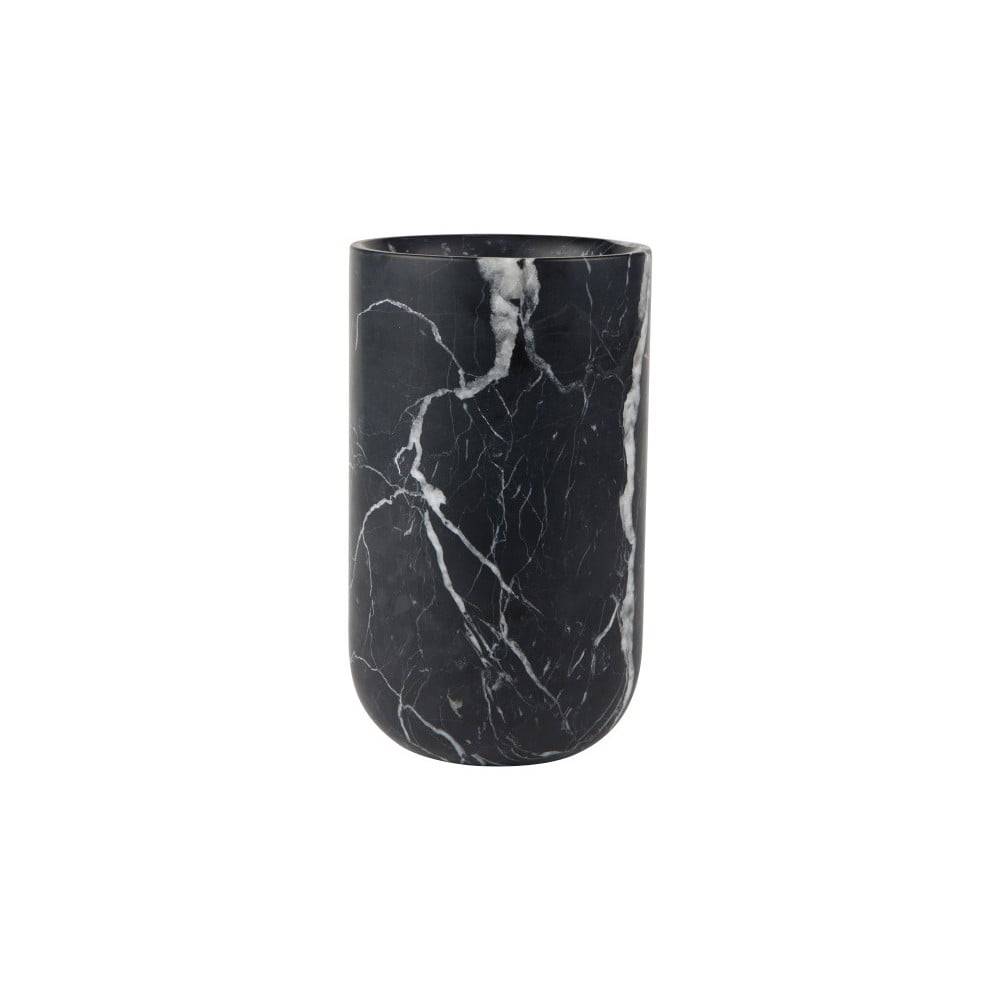 Zuiver Čierna mramorová váza  Fajen, značky Zuiver