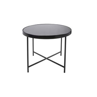 Leitmotiv Čierny konferenčný stolík  Smooth XL, ø 60 cm, značky Leitmotiv