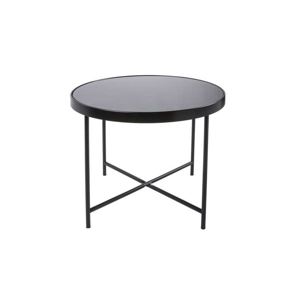 Leitmotiv Čierny konferenčný stolík  Smooth XL, ø 60 cm, značky Leitmotiv
