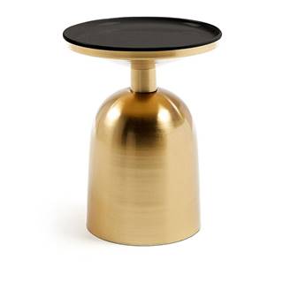 La Forma Odkladací stolík v zlatej farbe Kave Home Physic, ø 37 cm, značky La Forma