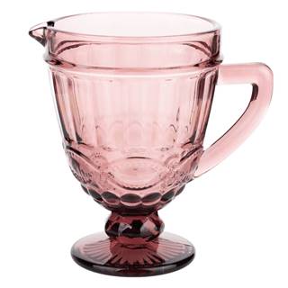 Kondela Vintage džbán na vodu/na víno 1150ml ružová SAVOY, značky Kondela