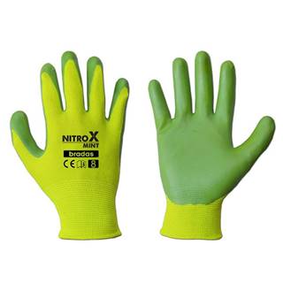 Ochranné rukavice Dámske nitrox mint veľkosť 8