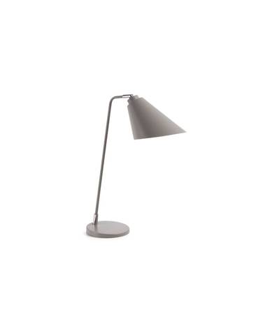 Sivá stolová lampa Kave Home prieť