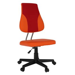 Kondela Otočná rastúca stolička oranžová/červená RANDAL poškodený tovar, značky Kondela