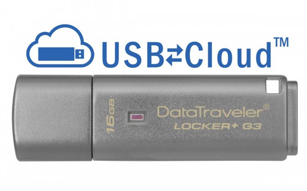 Kingston USB kľúč 16GB  DT Locker+ G3, 3.0, značky Kingston