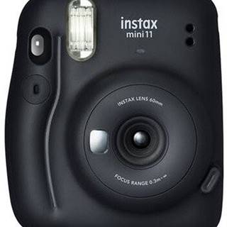 Fuji Fotoaparát film Instax Mini 11, čierna + fotopapier 10ks, značky Fuji