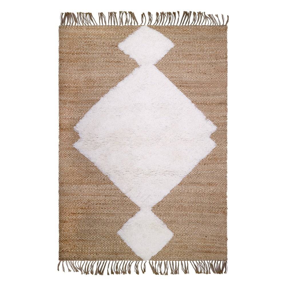 Nattiot Prírodný ručne vyrobený koberec  Elton, 110 x 170 cm, značky Nattiot