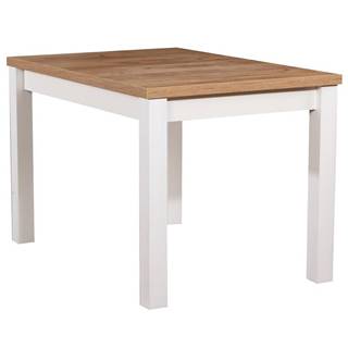 MERKURY MARKET Stôl ST30 120X80 dub wotan/biely, značky MERKURY MARKET