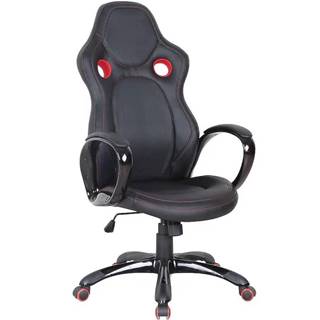 Kancelárska stolička CX0996H čierno/červená