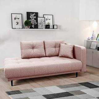 OKAY nábytok Leňoška Bony s úložným priestorom, pravá strana, ružová, značky OKAY nábytok