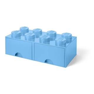 LEGO® Svetlomodrý úložný box s dvoma zásuvkami , značky LEGO®
