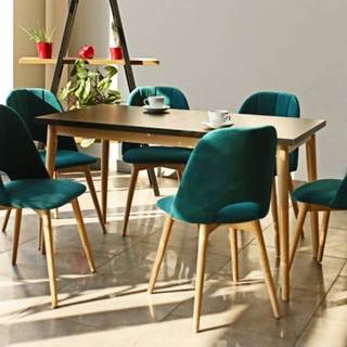 OKAY nábytok Jedálenský set Bryne-6x stolička,stôl rozklad, značky OKAY nábytok
