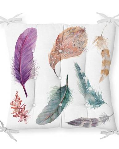 Sedák s prímesou bavlny Minimalist Cushion Covers Feathers, 40 x 40 cm