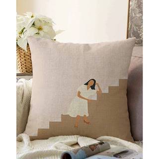 Minimalist Cushion Covers Obliečka na vankúš s prímesou bavlny  Vacation, 55 x 55 cm, značky Minimalist Cushion Covers