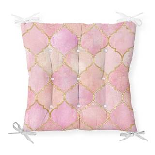 Sedák s prímesou bavlny Minimalist Cushion Covers Pinky Oriental, 40 x 40 cm