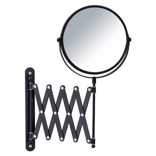 Wenko Čierne nástenné kozmetické zrkadlo s teleskopickým držiakom  Exclusive, značky Wenko