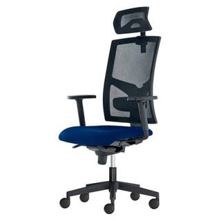 Sconto Kancelárska stolička PAIGE modrá, značky Sconto