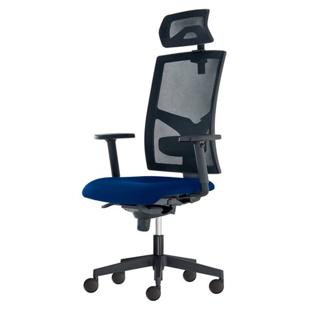 Sconto Kancelárska stolička PAIGE modrá, značky Sconto