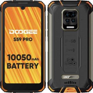 Odolný telefón Doogee S59 PRO 4 GB/128 GB, oranžový