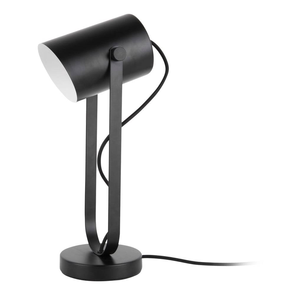 Leitmotiv Čierna stolová lampa  Snazzy, značky Leitmotiv