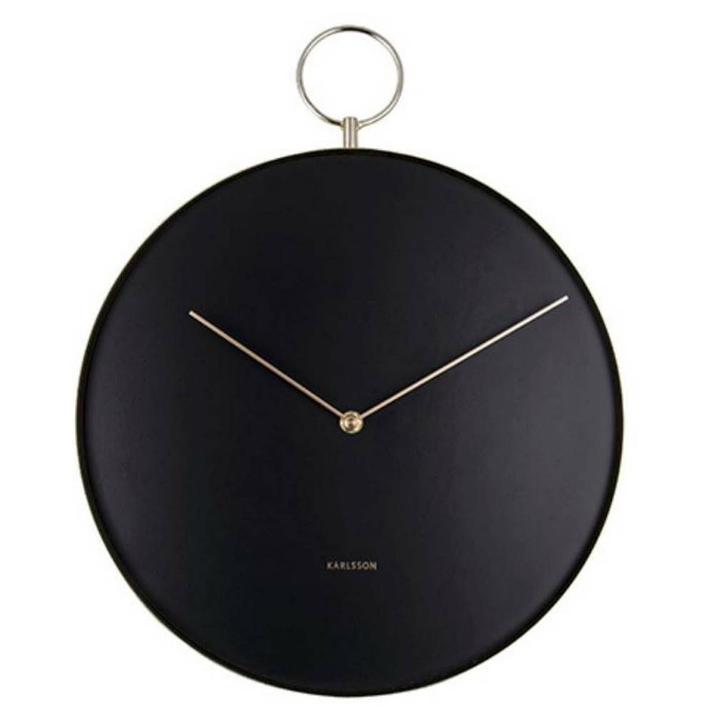 Karlsson  5765BK dizajnové nástenné hodiny, pr. 34 cm, značky Karlsson
