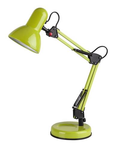 Rabalux Stolná lampa zelená E27 päticou 4178