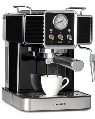 Klarstein Gusto Classico, espresso kávovar, 1350W, 20 bar, 1,5l, nerez