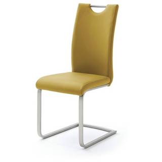 Sconto Jedálenská stolička PIPER žltá, značky Sconto