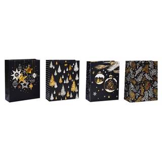 Beurer Sada vianočných darčekových tašiek 4 ks, čierna, 26 x 32 x 10 cm, značky Beurer