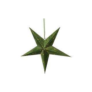 Star Trading Zelená vianočná svetelná dekorácia  Velvet, ø 60 cm, značky Star Trading