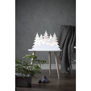 Biela vianočná svetelná LED dekorácia Star Trading Grandy Reinders, dĺžka 42 cm
