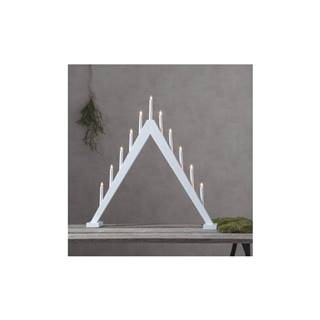 Biely vianočný LED svietnik Star Trading Trill, výška 79 cm