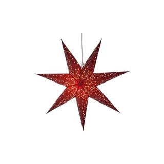 Star Trading Červená svietiaca hviezda  Paperstar Galaxy, ø 60 cm, značky Star Trading