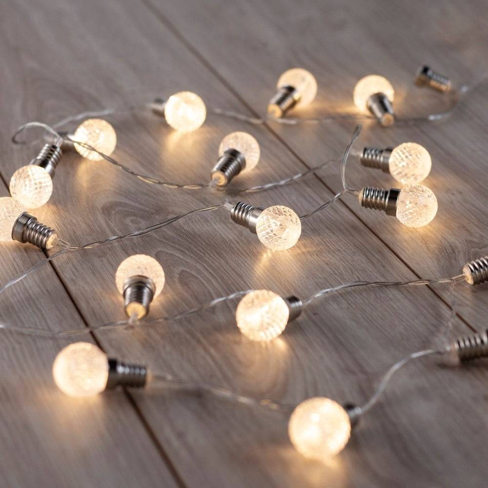 DecoKing LED svetelná reťaz v tvare žiaroviek  Bulb, 20 svetielok, 2,4 m, značky DecoKing