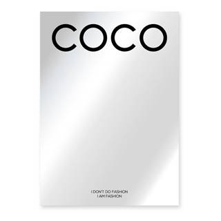 Nastenné zrkadlo 50x70 cm Coco Chanel - Little Nice Things