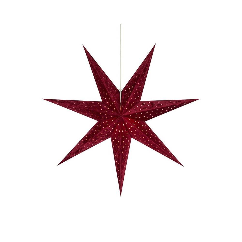 Markslöjd Červená svetelná dekorácia  Velours, výška 75 cm, značky Markslöjd