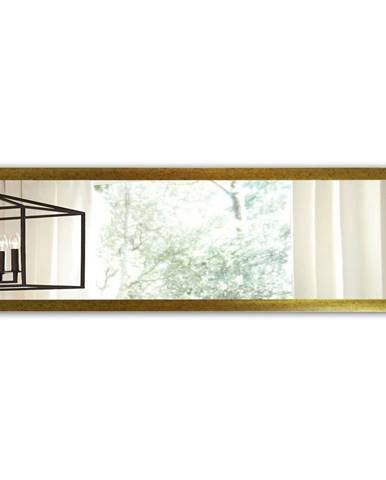 Nástenné zrkadlo s rámom v zlatej farbe Oyo Concept, 105 x 40 cm