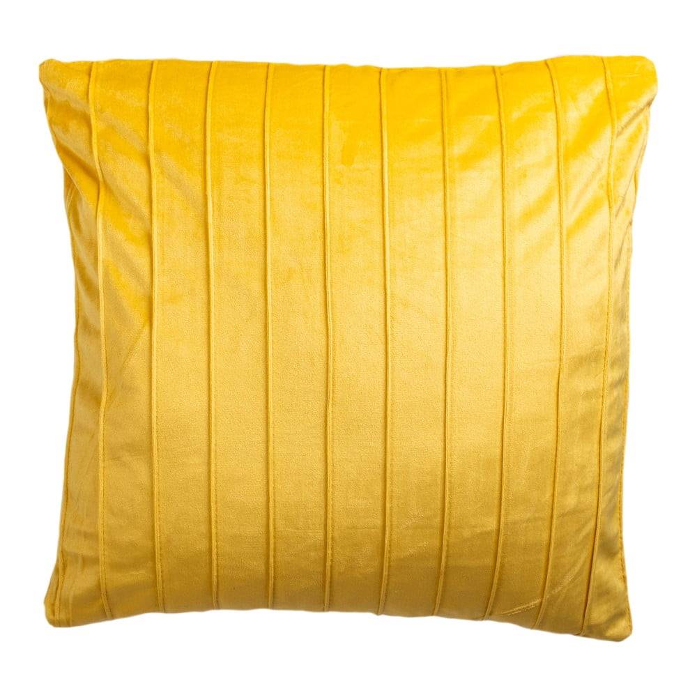 JAHU collections Žltý dekoratívny vankúš  Stripe, 45 x 45 cm, značky JAHU collections