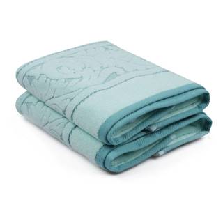 Hobby Sada 2 mentolovozelených bavlnených ručníku Sultan, 50 × 90 cm, značky Hobby