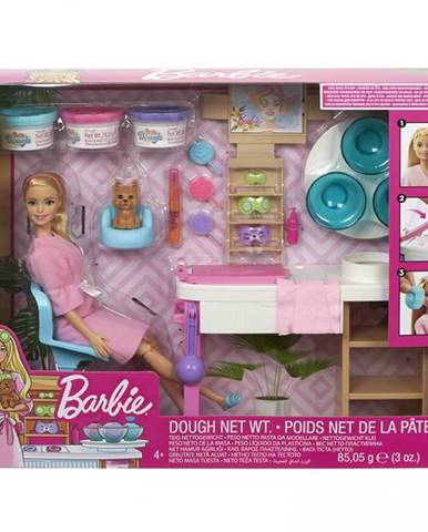 MATTEL BARBIE SALON KRASY HERNY SET S BELOSKOU /GJR84/