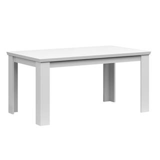 Kondela KONDELA Rozkladací jedálenský stôl, biela, 160-200x91 cm, ARYAN, značky Kondela