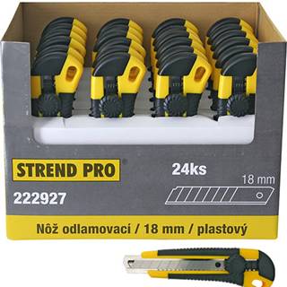STREND PRO Noz  UKBOX-85, 18 mm, odlamovací, plastový, Sellbox 24 ks, značky STREND PRO